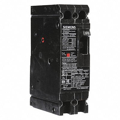 Circuit Breaker 60A 2P 480VAC HED4