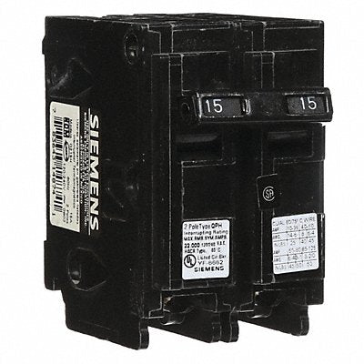 Circuit Breaker 15A Plug In 120/240V 2P