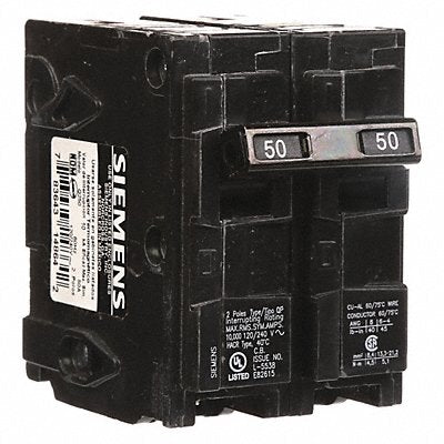 Circuit Breaker 50A Plug In 120/240V 2P