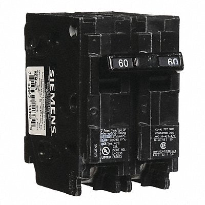 Circuit Breaker 60A Plug In 120/240V 2P