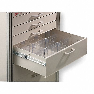 Drawer Divider Kit 5-1/2 H Clear