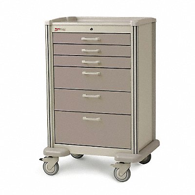 Medical Cart Steel/Polymer Lt./Dk.Taupe