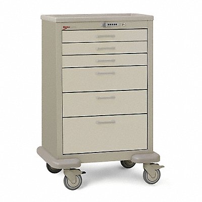 Medical Cart Steel/Polymer Light Taupe