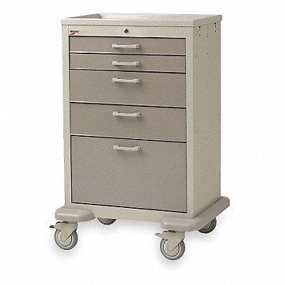 Medical Cart Steel/Polymer Lt./Dk Taupe