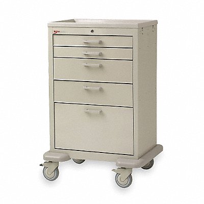 Medical Cart Steel/Polymer Light Taupe