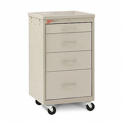 Compact Cart Steel/Polymer Light Taupe