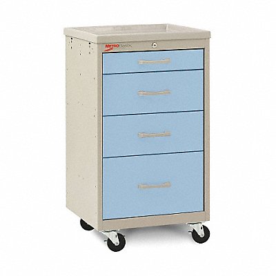 Compact Cart Steel/Polymer Taupe/Blue