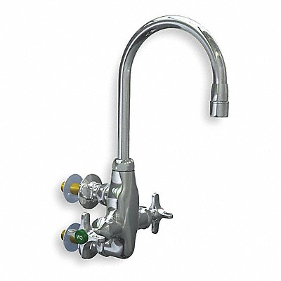 Gooseneck Chrome Brass 3.2gpm