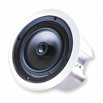 Enclosed Speaker White 6 1/2 In PK2