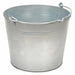 Bucket Steel Silver Open Head