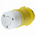 LckCon Straight 20 A Yellow Nylon L5-20R