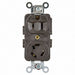 Duplex Locking Receptacle Brown 2P