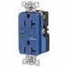 Receptacle Blue 20 A 2P3W Back 1PK