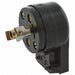 MdgtLckPlg Strt 15 A Black Nylon 3Blds