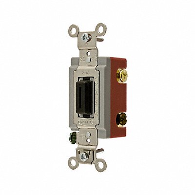 Wall Switch Black 20 A Back Side 4-Way