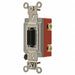 Wall Switch Blk 20A Back Side DblPole