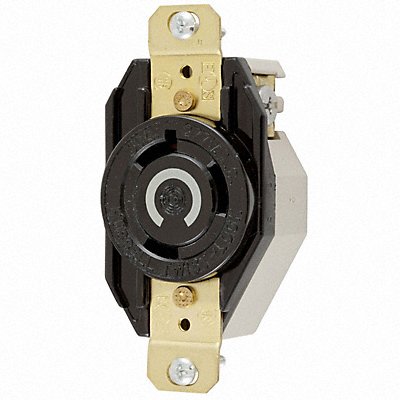 Locking Receptacle Industrial 30 Black