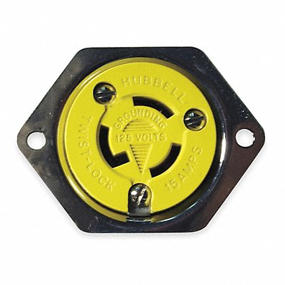 Flanged Locking Receptacle Marine 15