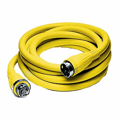 Shore Power Cable 25ft 6Ga 50A STOW Yel