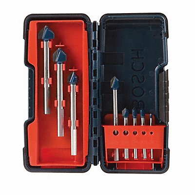 Glass Stone Tile Drill Set 8pc Carb Tip