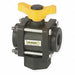 Polypropylene Ball Valve 3-Way FNPT 1 in