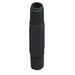 Nipple 1 x 6 In MNPT Poly Black