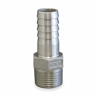 Barbed Hose Fitting Hose ID 3/4 NPT