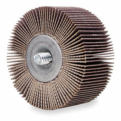 Flap Wheel 3 in Dia 1/2 in W P120 Grit