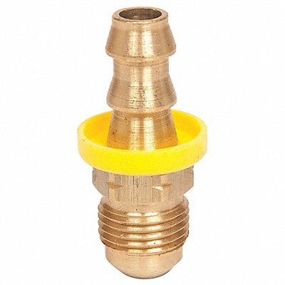 Push on Hose Fitting 1/4 x1/4 BarbxJIC