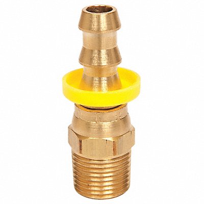 Push on Hose Fitting 1/2 x1/2 BarbxNPTF