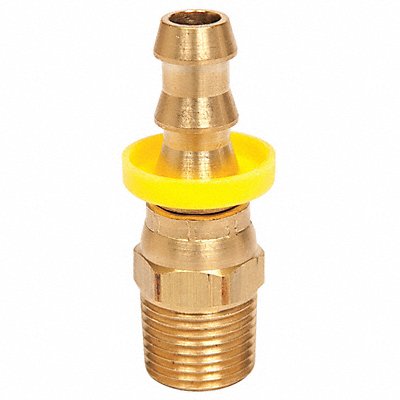 Push on Hose Fitting 3/8 x3/8 BarbxNPTF