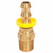 Push on Hose Fitting 3/8 x1/4 BarbxNPTF