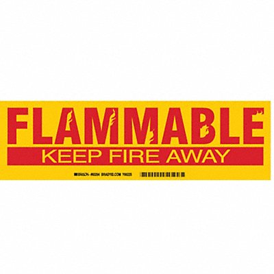 Label 3 1/2 in x 12 in Polyester