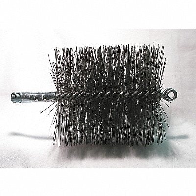 Flue Brush Dia 4 1/4 1/4 MNPT Length 8