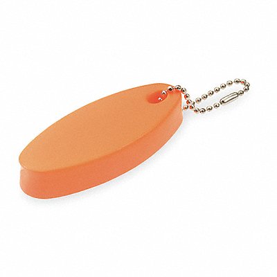 Key Float with Ball Chain Orange