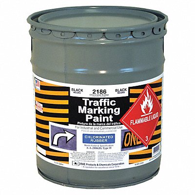 Traffic Zone Marking Paint 5 gal Black