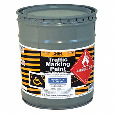 Traffic Zone Marking Paint Yellow 18.9L