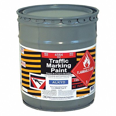 Traffic Zone Marking Paint 5 gal Red