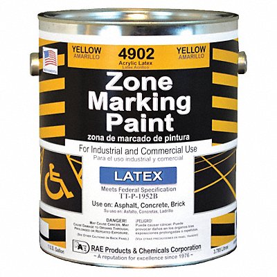 Traffic Zone Marking Paint 1 gal Yellow