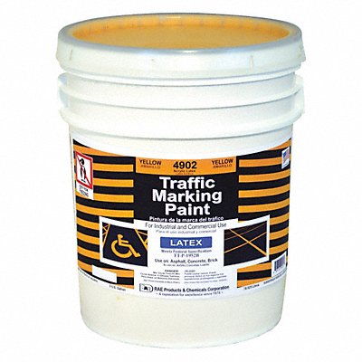 Traffic Zone Marking Paint 5 gal Yellow