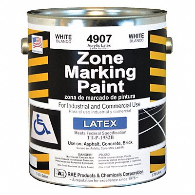 Traffic Zone Marking Paint 1 gal White