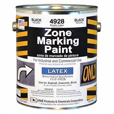 Traffic Zone Marking Paint 1 gal Black