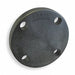 Blind Flange 2 in 4 Bolt Holes Black