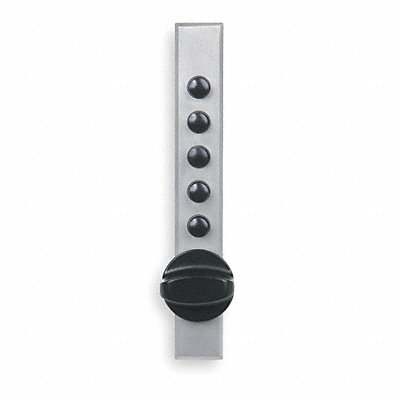 Mechanical Lock Satin Chrome 5 Button