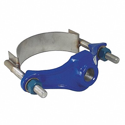 Saddle Clamp 3 Pipe Size 3/4 NPT Outlet