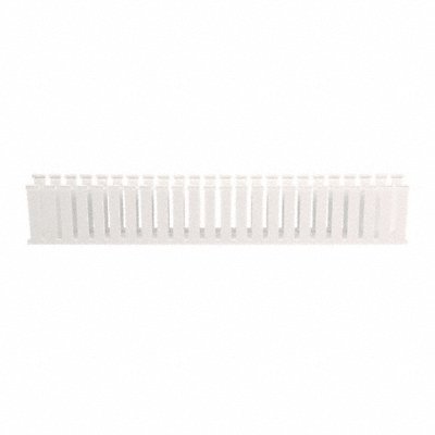 Wire Duct Wide Slot White 2.25 W x 4 D