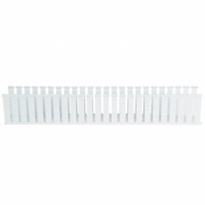 Wire Duct Wide Slot White 3.25 W x 4 D