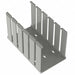 Wire Duct Wide Slot Gray 4.25 W x 5 D