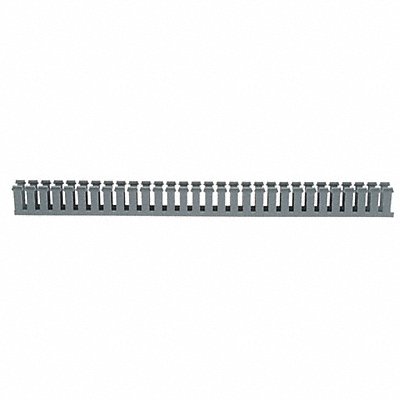 Wire Duct Wide Slot Gray 1.26 W x 2 D