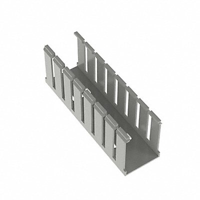 Wire Duct Wide Slot Gray 2.25 W x 3 D